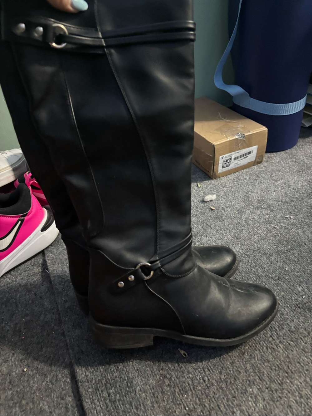 Women's Black Riding Boots - Classic Tall Style